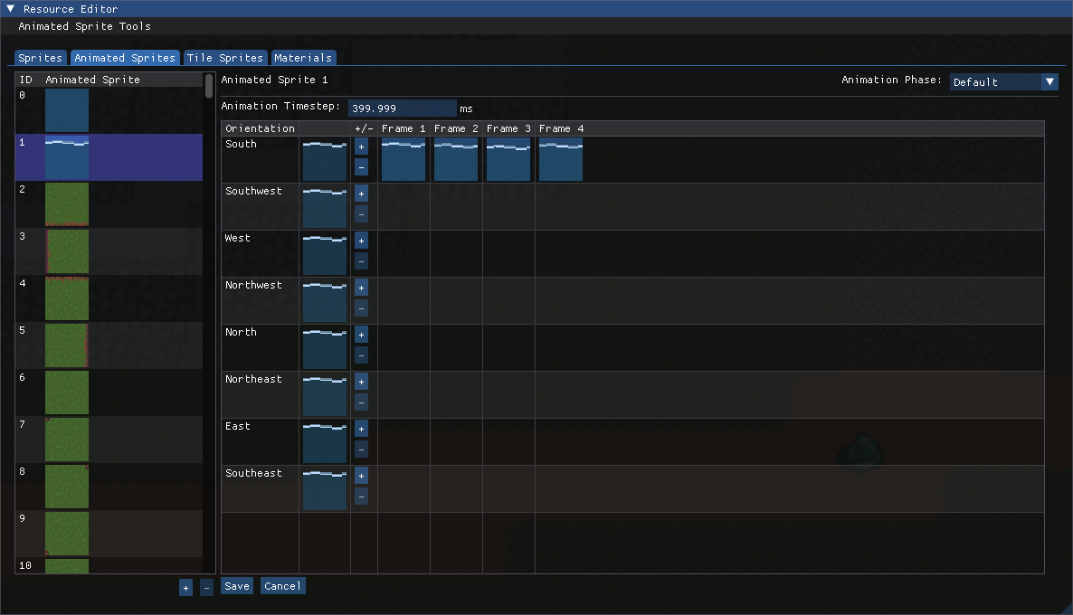 Animated Sprite Editor